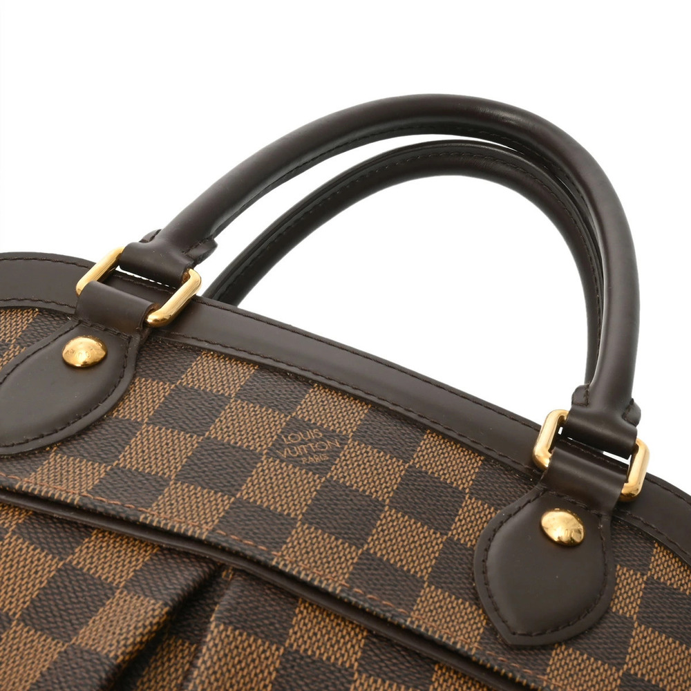 LOUIS VUITTON Damier Trevi Brown Boys Canvas Handbag - Picture 4 of 10